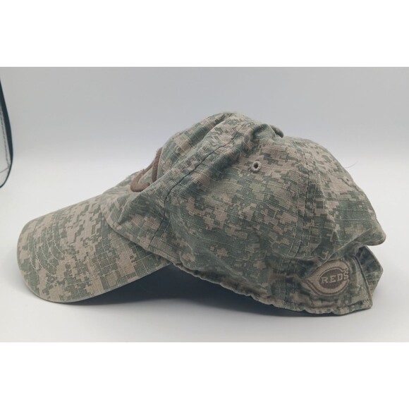 Cincinnati Reds Hat Cap Men One Size Digital Camo Military Troops MLB Baseball - Picture 4 of 9